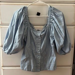 Denim top